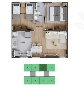PLANTA 44m²