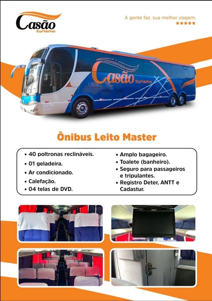Ônibus Leito Master 40 Lugares 2007