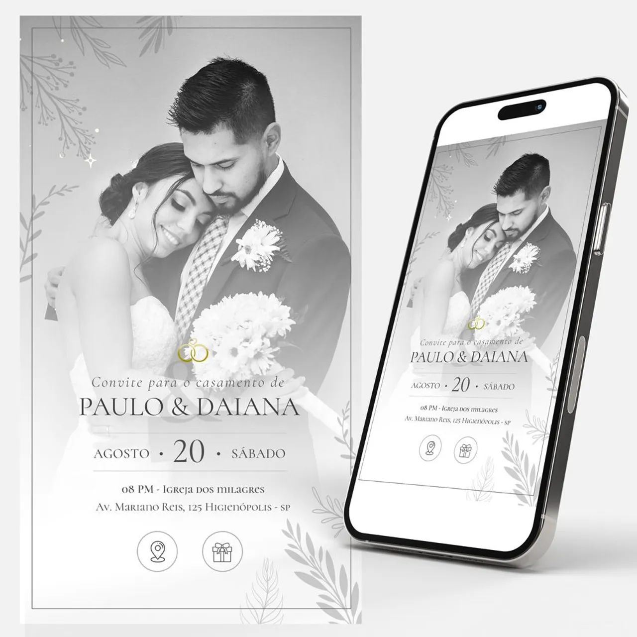 Convite Virtual de Casamento 