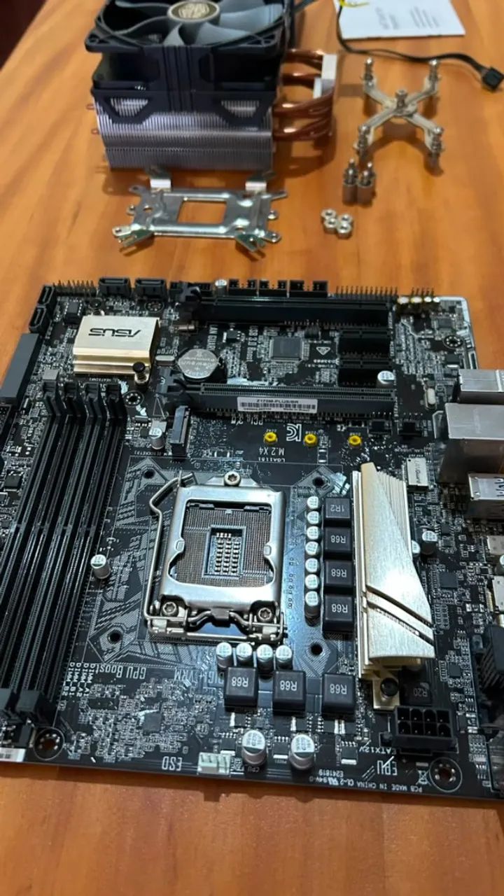 Kit Intel i7-7700K + ASUS Z170M-PLUS/BR + Cooler Hyper 212X