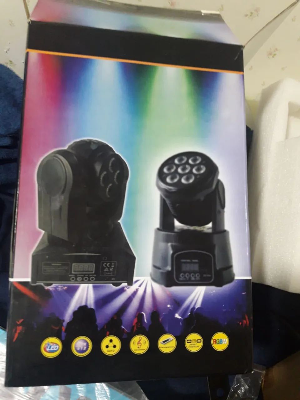 Moving Head Wash 7 Leds  o Par - Foto 4