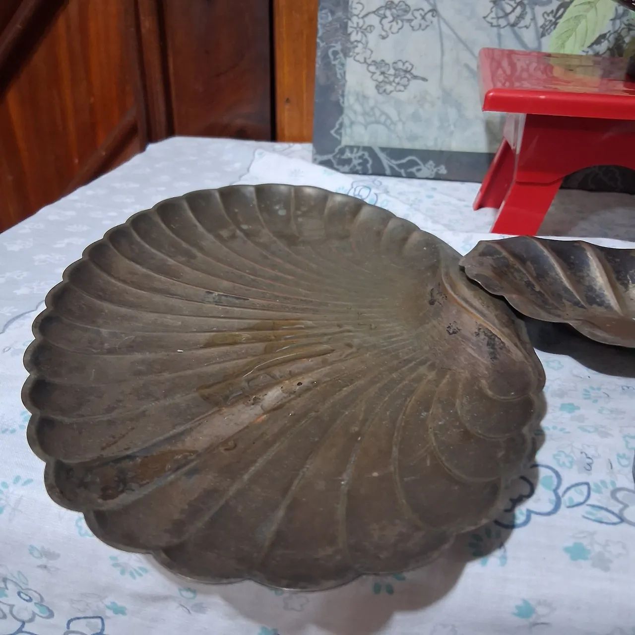 Conjunto  prata 6 peças misturadas....nada quebrado  - Foto 2