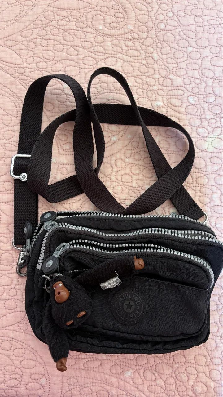 Bolsa Kipling preta  - Foto 4