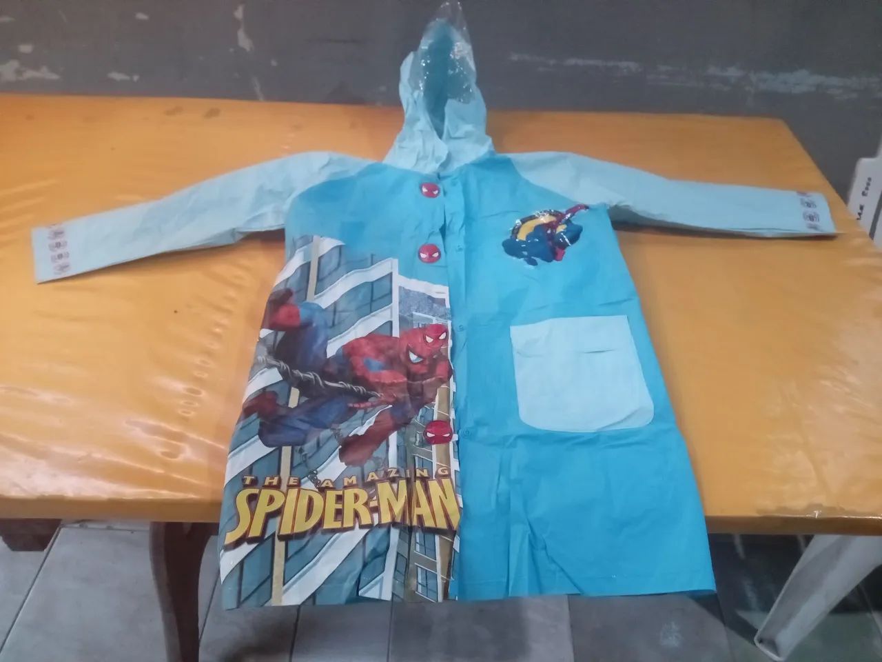 Capa de chuva infantil 