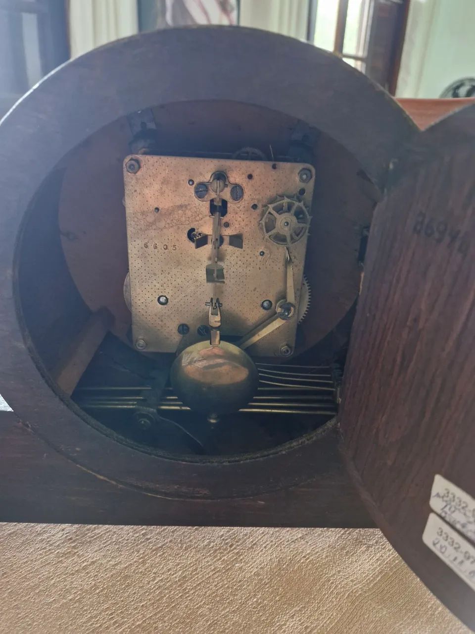 Relogio de mesa antigo Suíço  - Foto 3