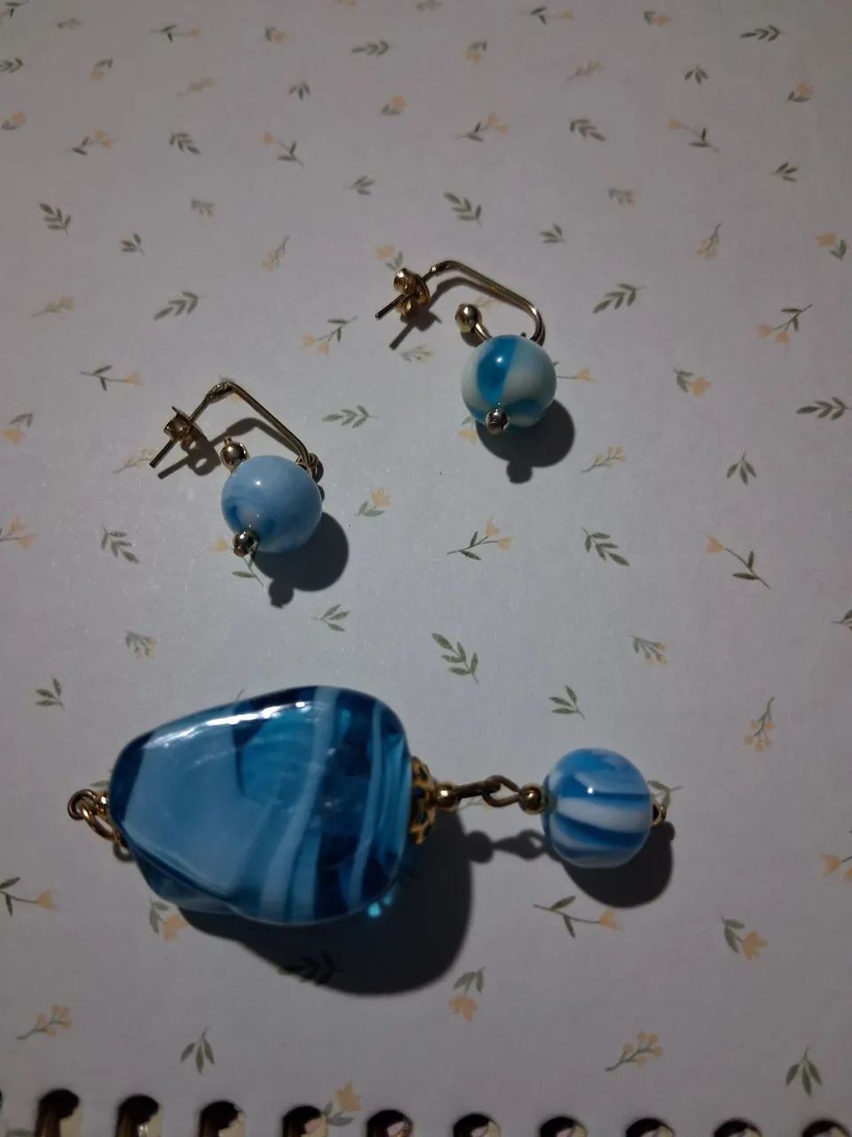 Conjunto pingente e brincos - Foto 4