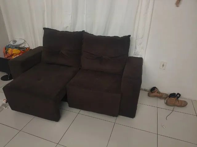 Sofá cama reclinável  seminovo