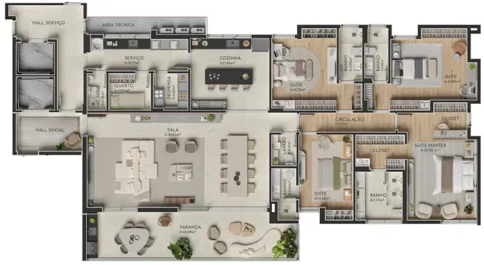 PLANTA 265m²