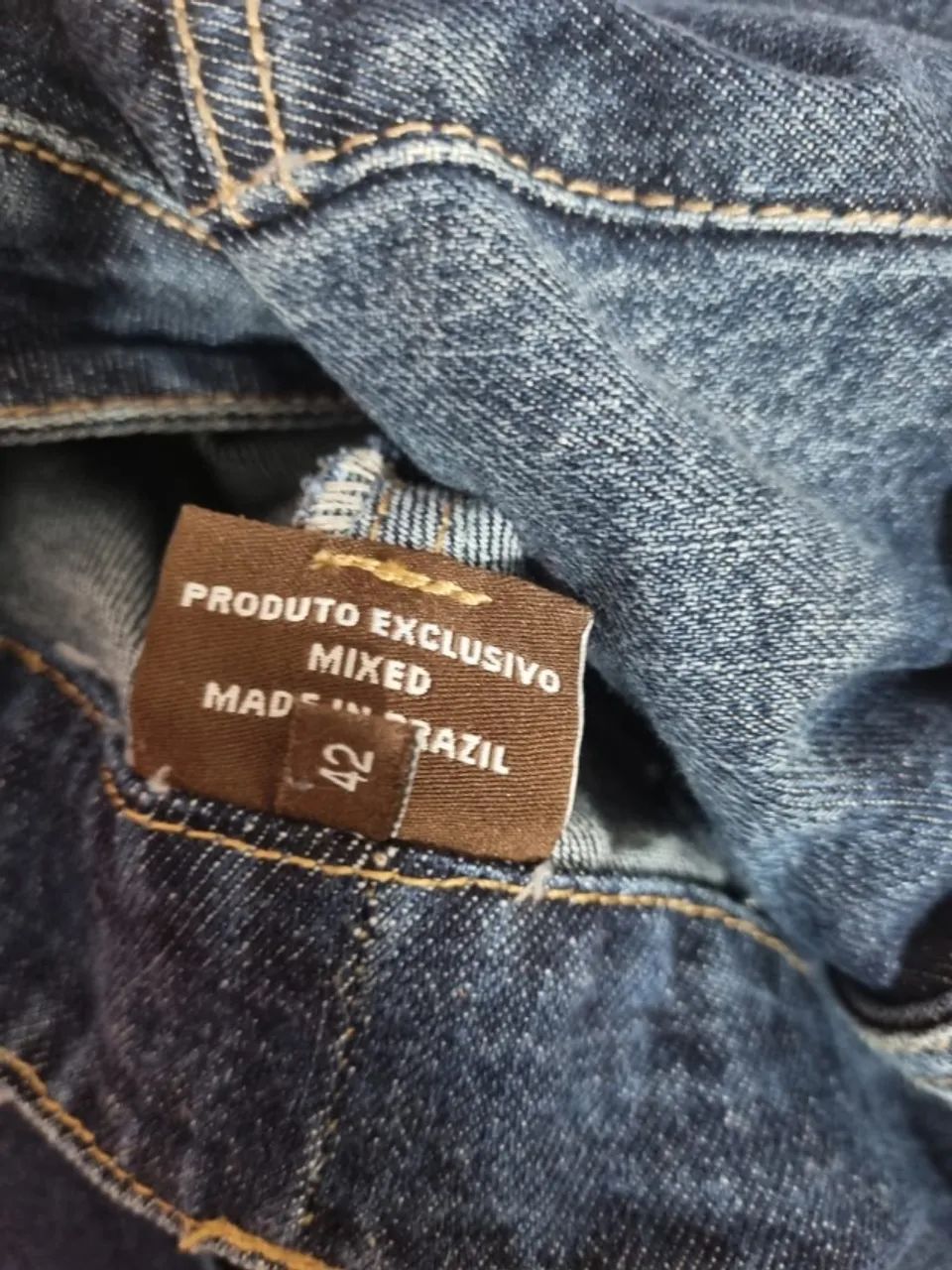 Calça jeans 100% algodão wide leg CRUISE - Foto 5