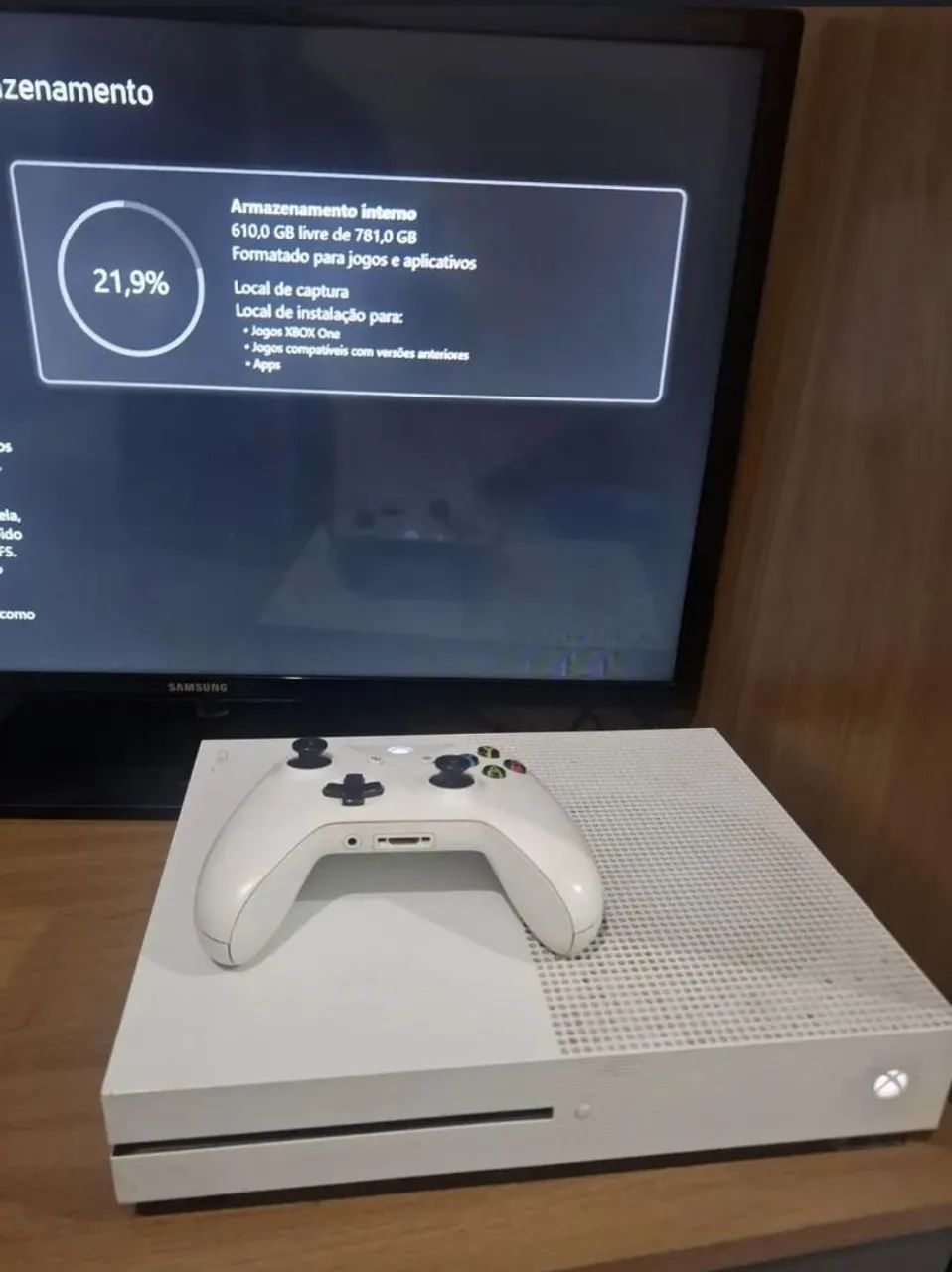 X BOX ONE BRANCO - Foto 3