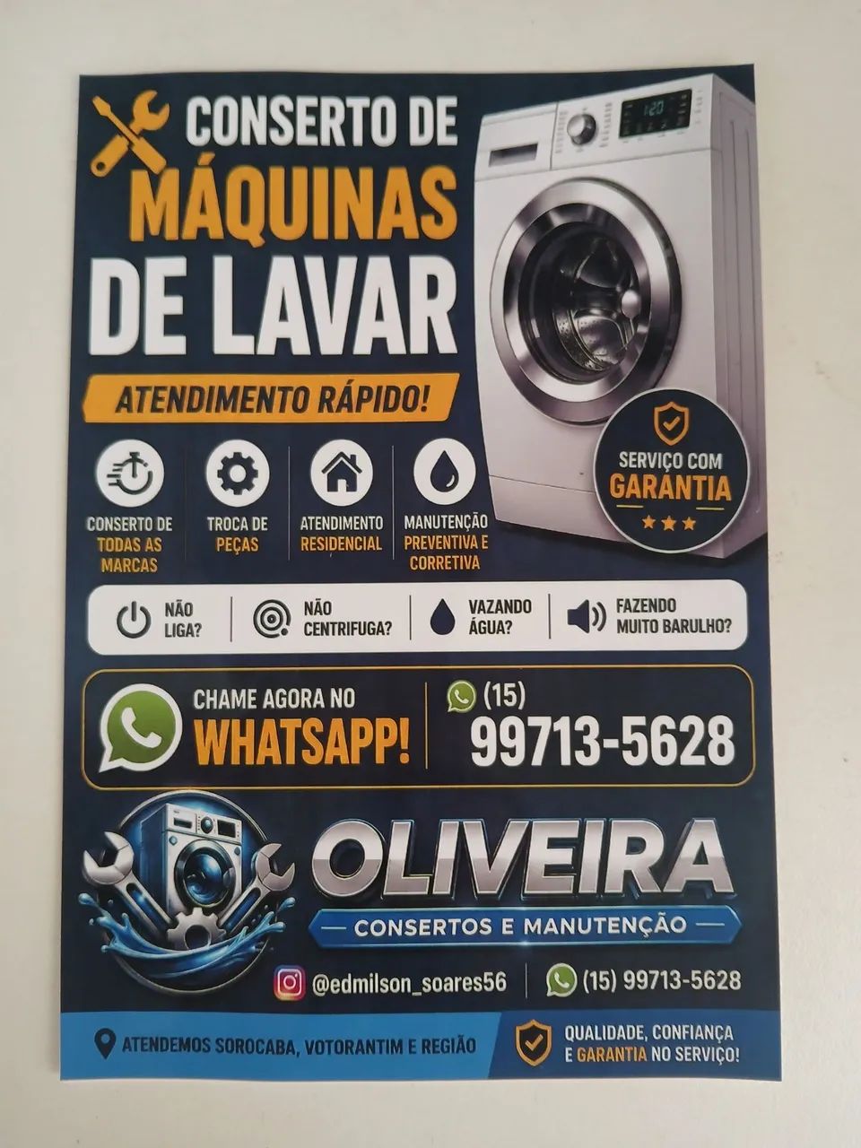 Consertos e Manutenção em máquinas de lavar - Foto 2