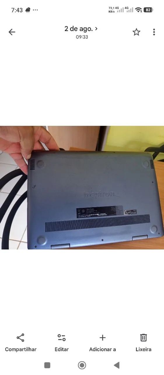 Estou vendendo esse notebook para retirada de peças - Foto 3