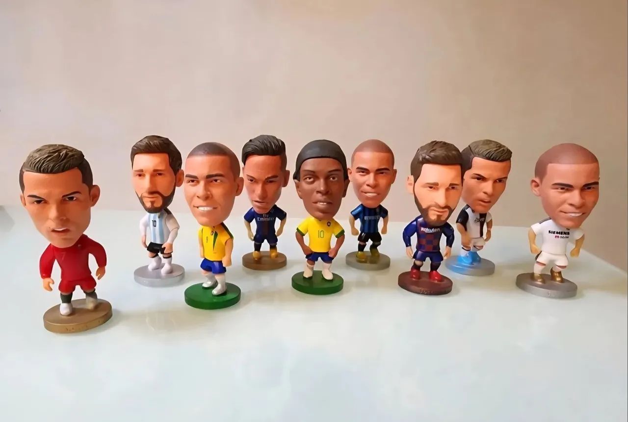 Minicraque Lote 9 Jogadores de Futebol Soccerwe Kodoto 