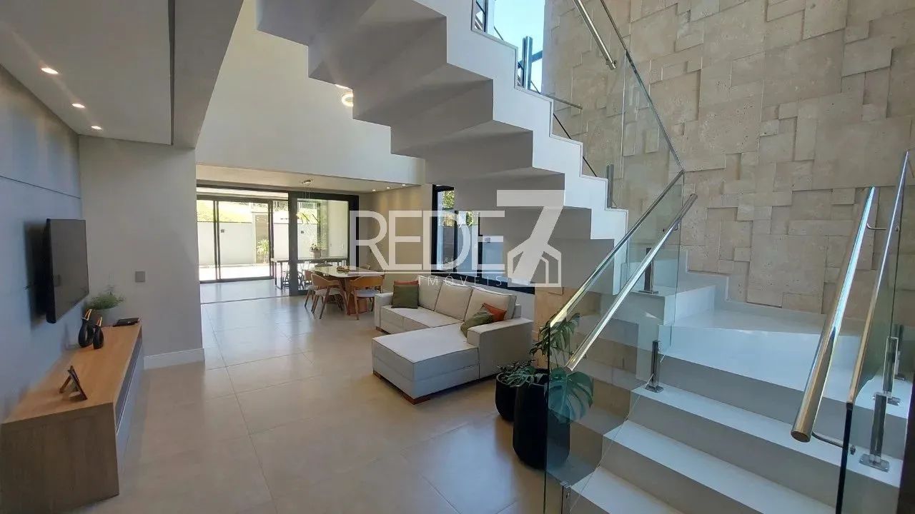 Casa de luxo em condomínio, Valinhos-SP: 4 suítes, 2 salas, 5 banheiros, 4 vagas, espaço g - Foto 2