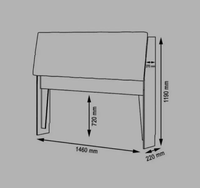 Cabeceira Box Casal Branco com Painel Capitonê - Foto 4