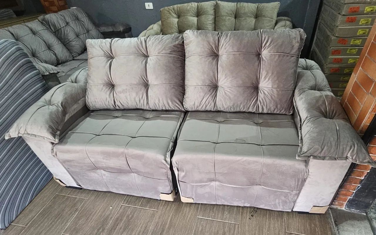 SOFÁ RETRÁTIL NOVO / ENTREGAMOS  - Foto 5