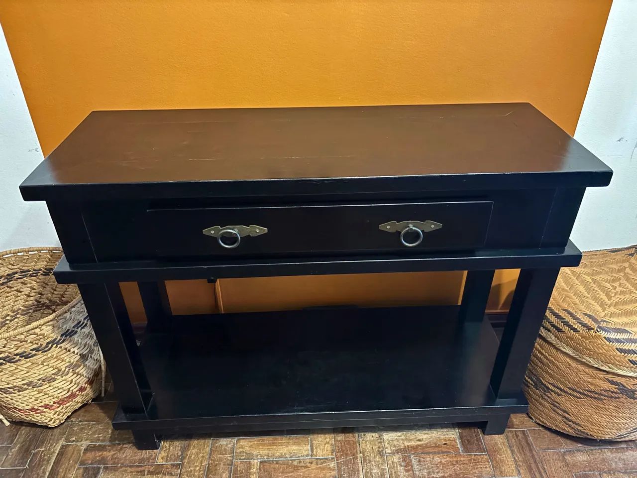 Aparador Preto - Madeira maciça 421231426809384961