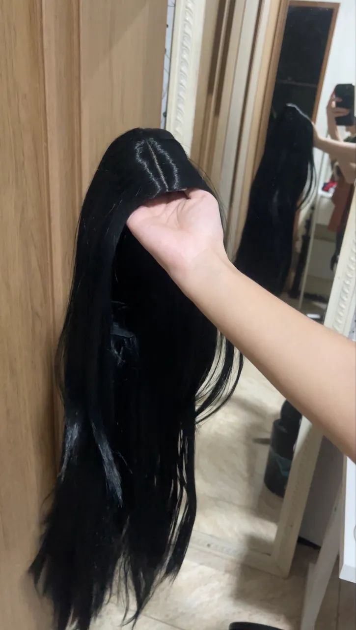 Wig preta 
