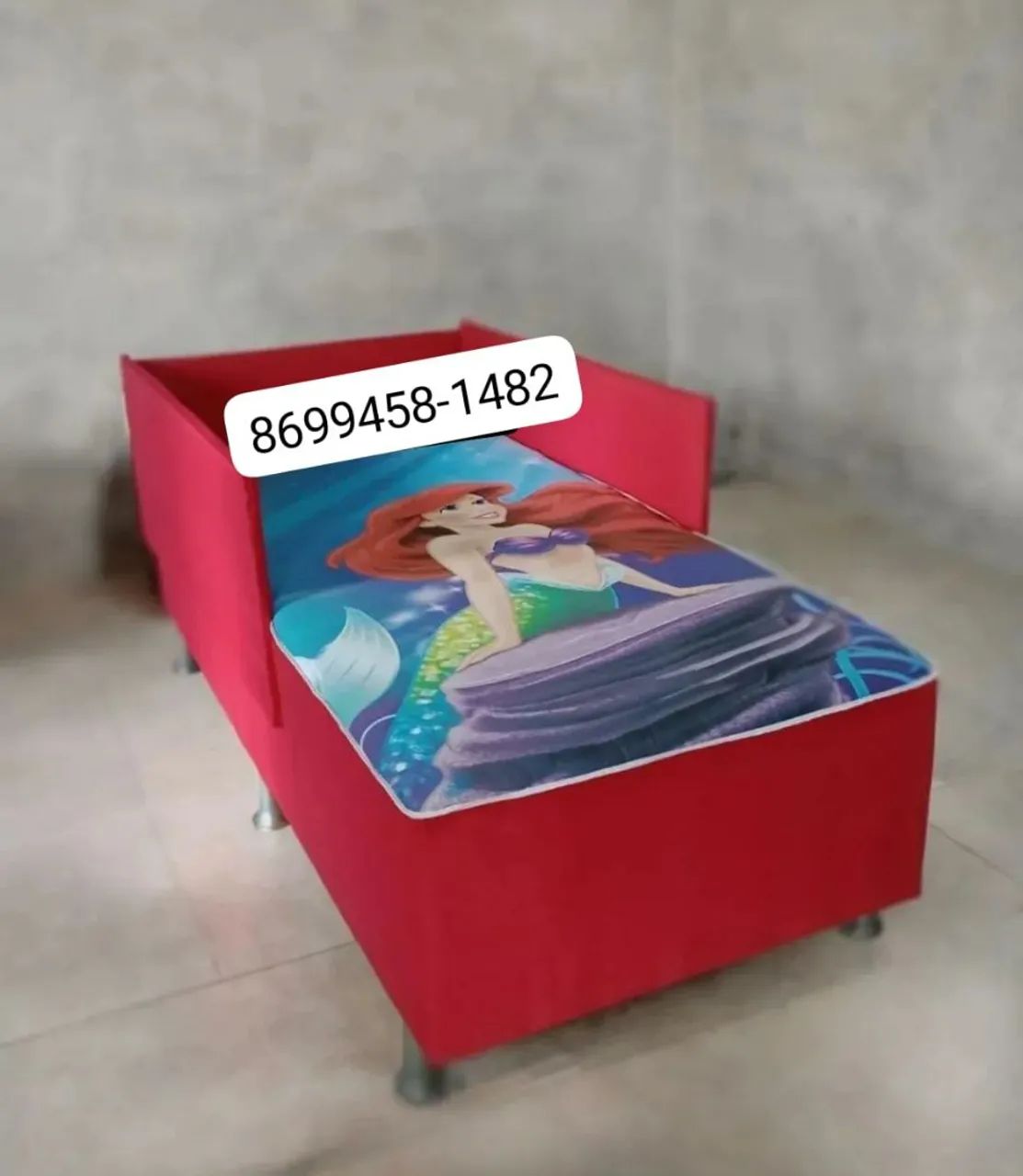 Cama solteiro proteção 