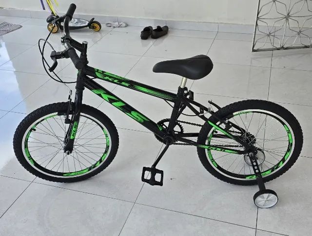 Bicicleta aro 20 KLS (Acompanha as rodinhas) - Nova - Foto 2