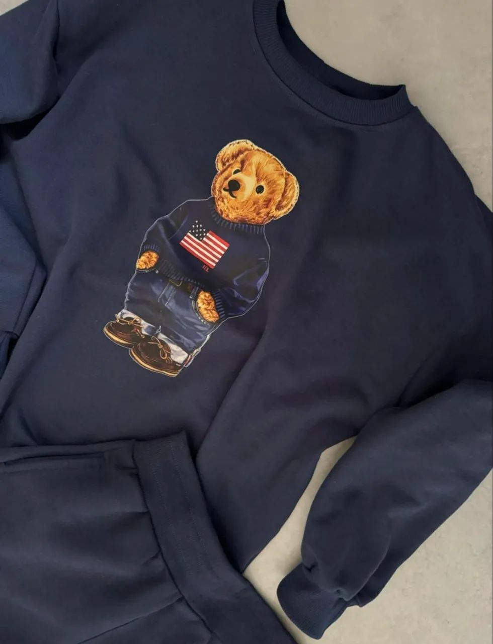 Conjunto Moletom Ursinho Teddy - Foto 3