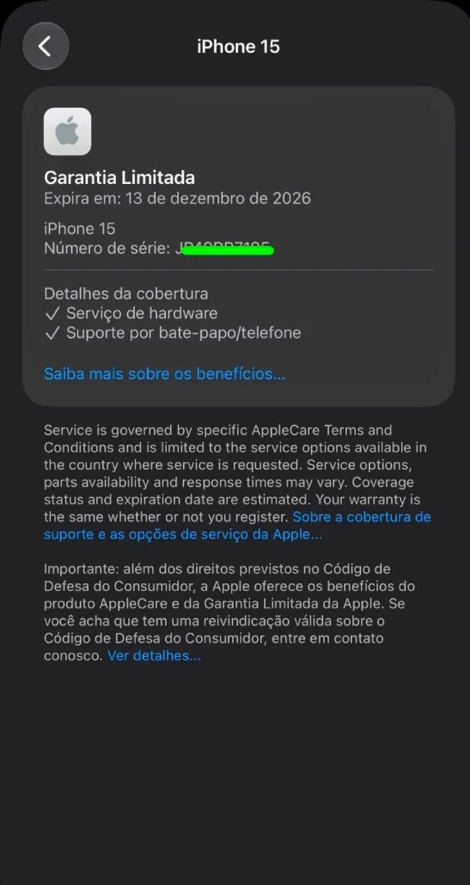 iPhone 15 128gb / Bat 94% ( Ainda na garantia Apple) - Foto 2