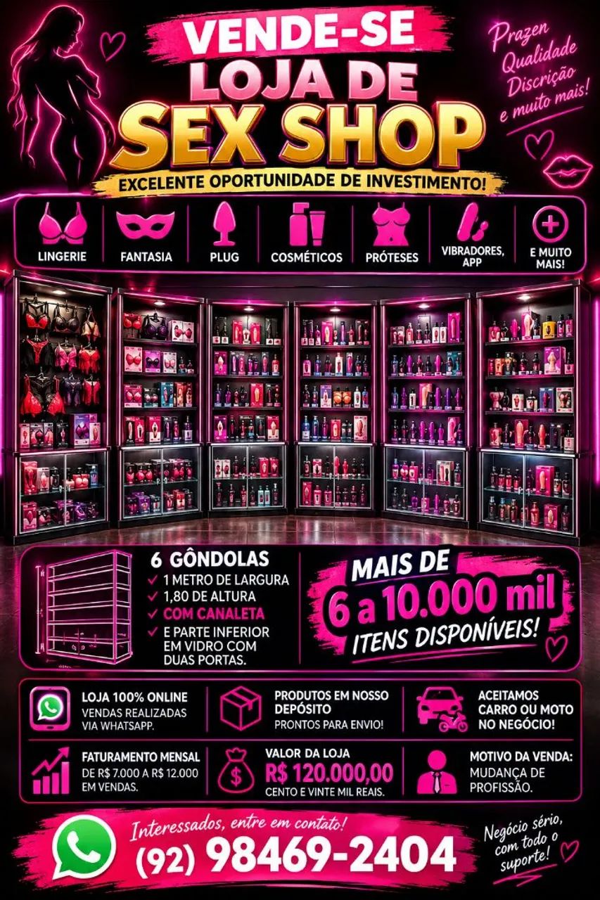 Vendo loja completa