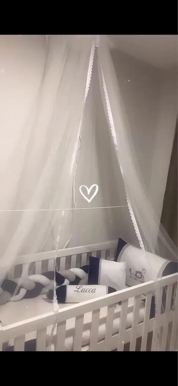 Berço com dorcel+ kit berço tudo novo - Foto 4