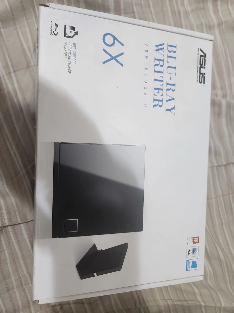 Leitor de bluray Asus externo