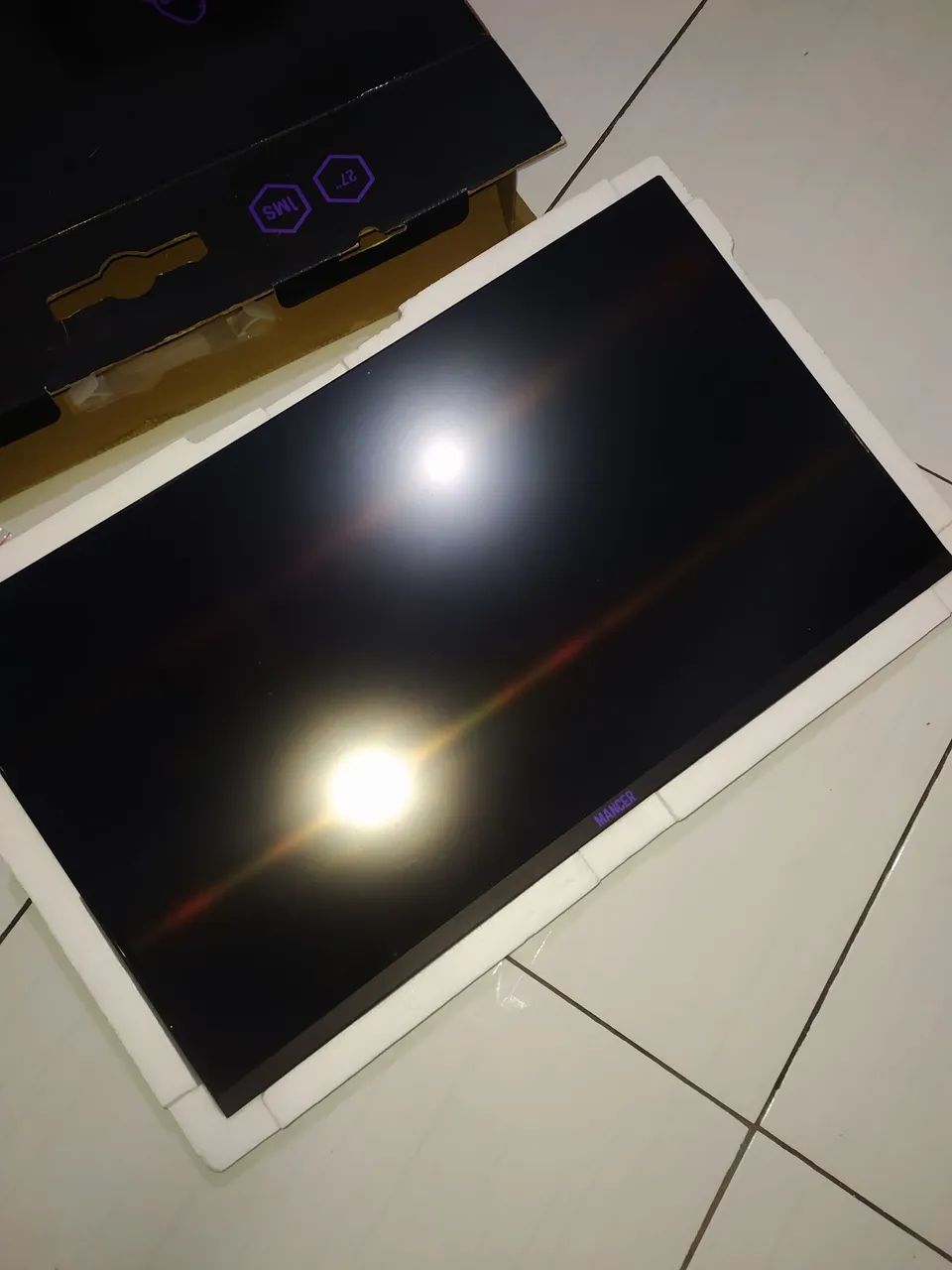 MONITOR MANCER HORIZON Z27 (COM DEFEITO) - Foto 2