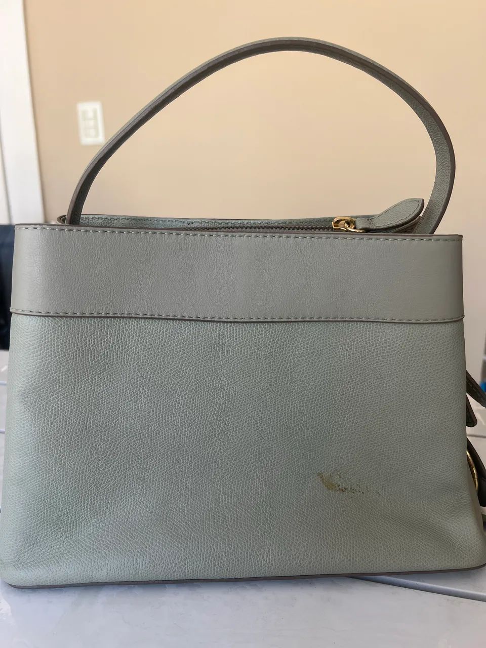 Bolsa Arezzo verde claro 27x20 - Foto 2