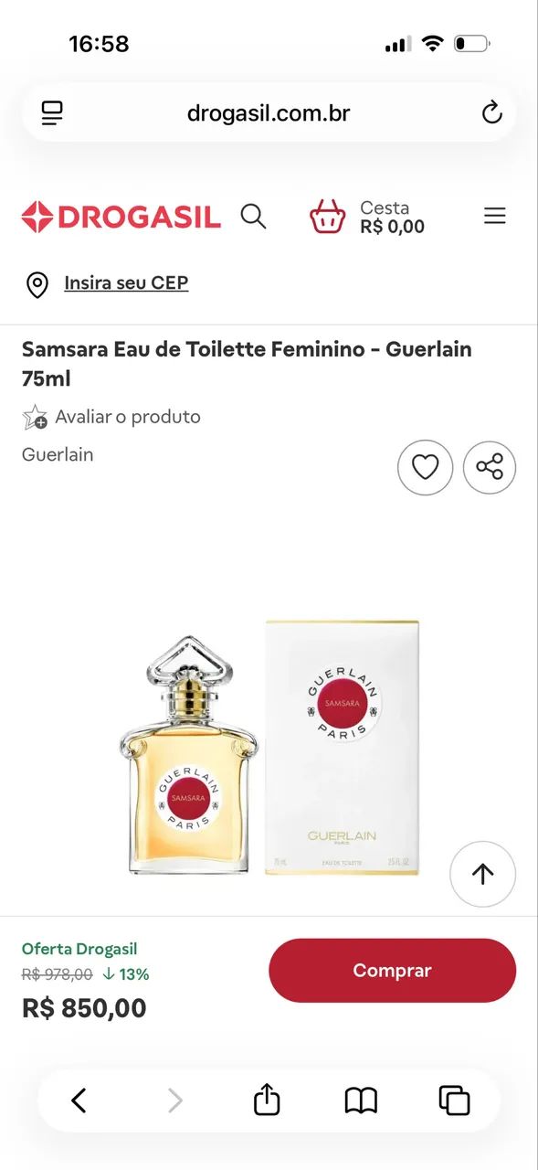 Perfume Samsara (Marca Guerlain Paris)  - Foto 4