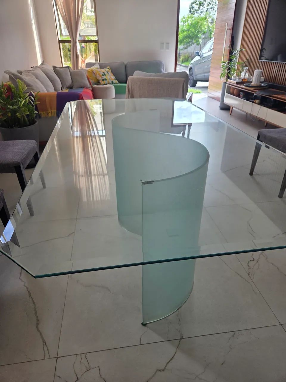 Mesa de jantar de vidro - Foto 3