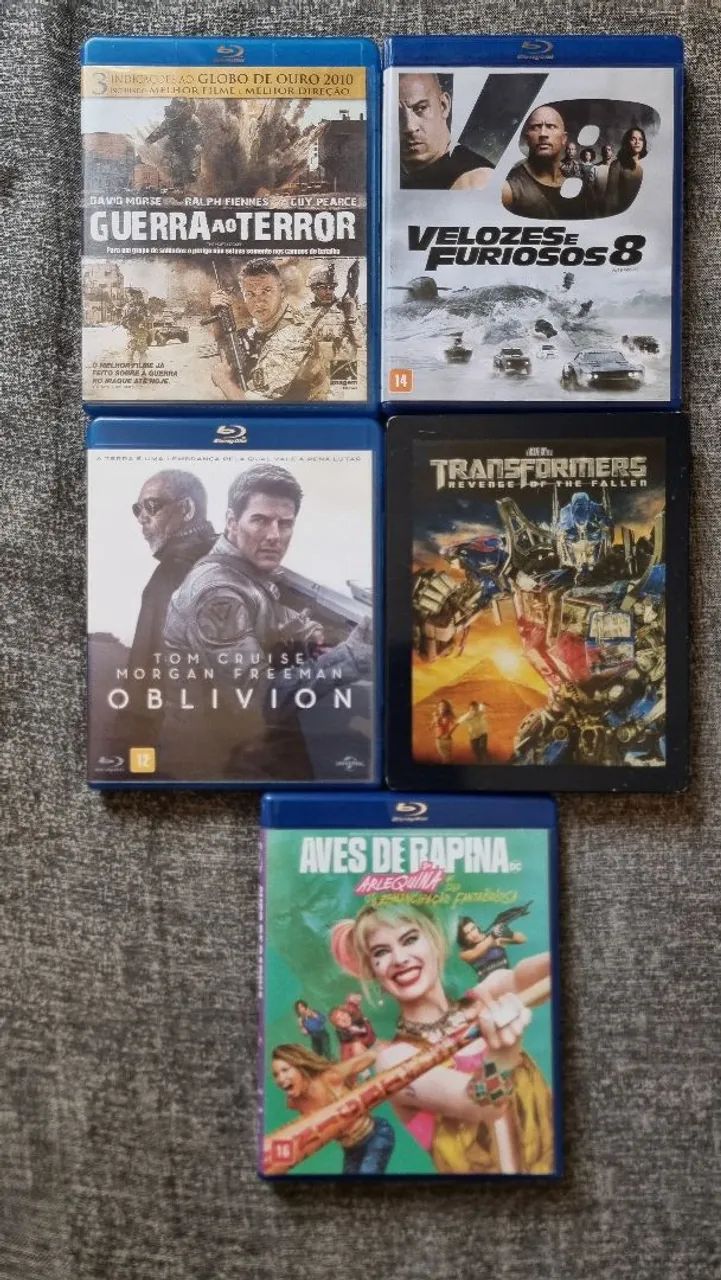 Lote de filmes blu-ray 