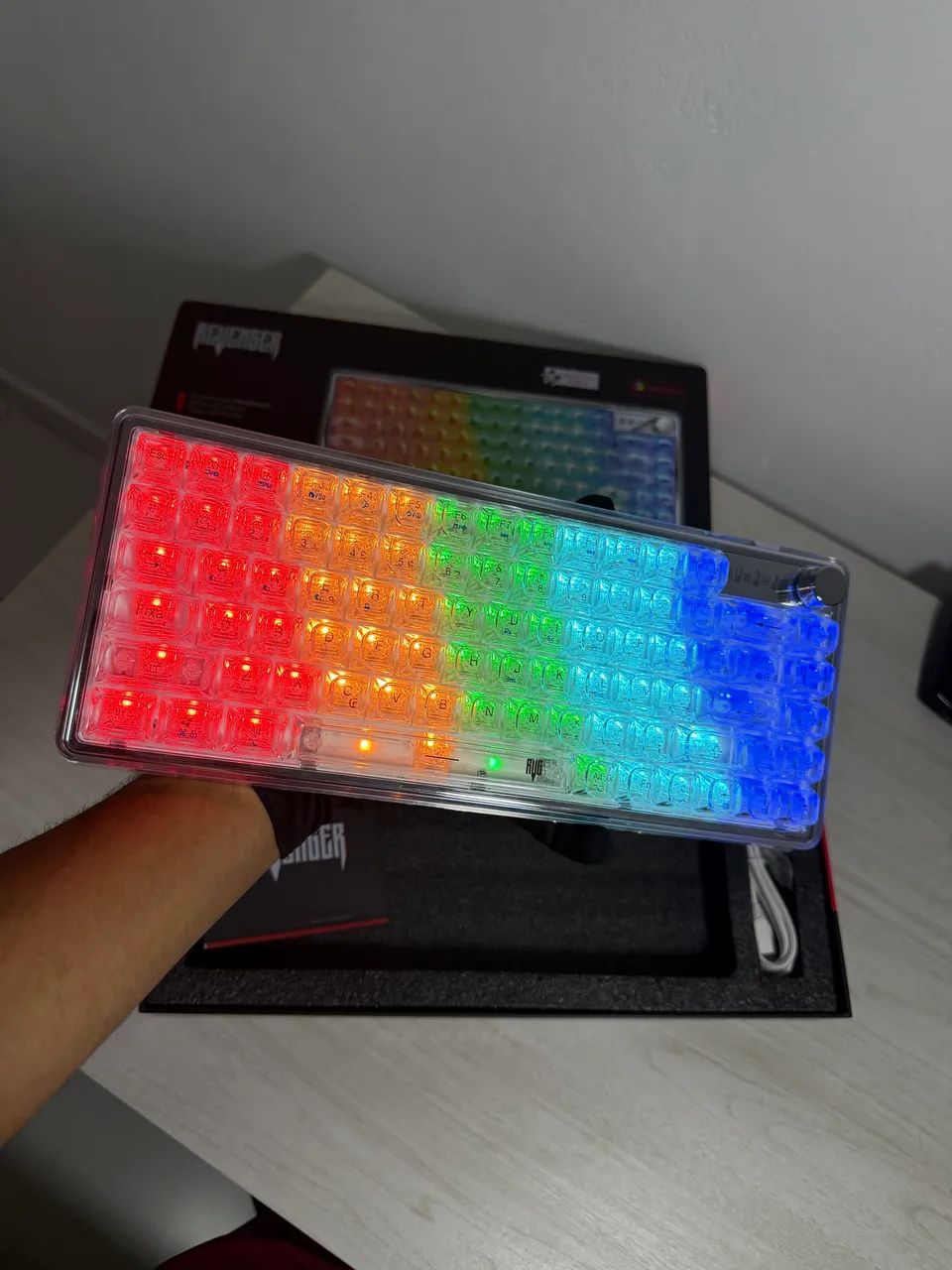 TECLADO RAINBOW TRI MODE