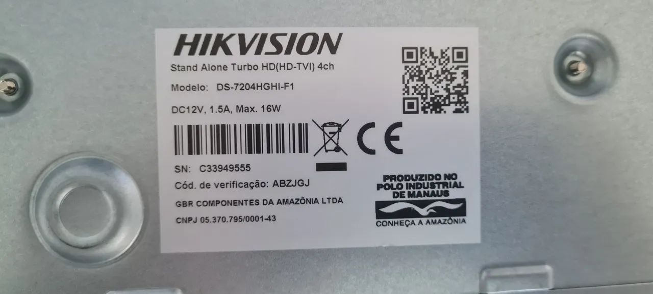DVD Hikvision 4 canais + HD 500GB + 3 câmeras Hikvision 720p - Foto 2