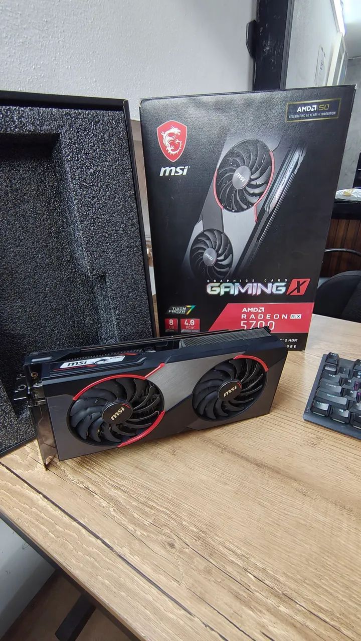 Placa de vídeo AMD Rx5700 8 Gb