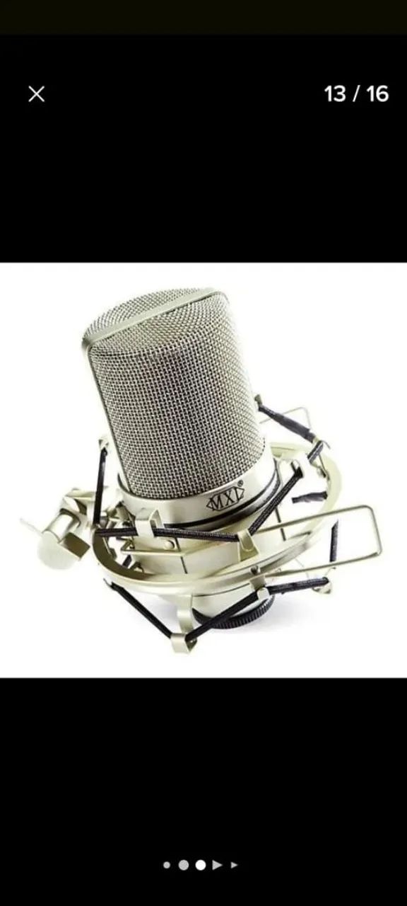 MICROFONE CONDESADOR MXL 990 NOVO