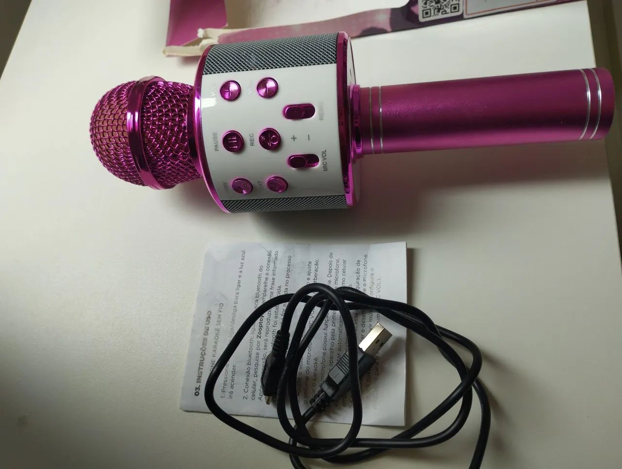 Microfone karaokê  - Foto 3