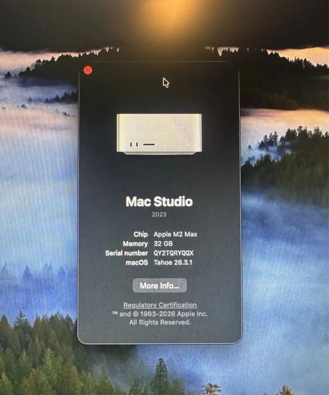 Apple Mac Studio M2 Max 12-Core 32GB RAM 2TB SSD - Seminovo