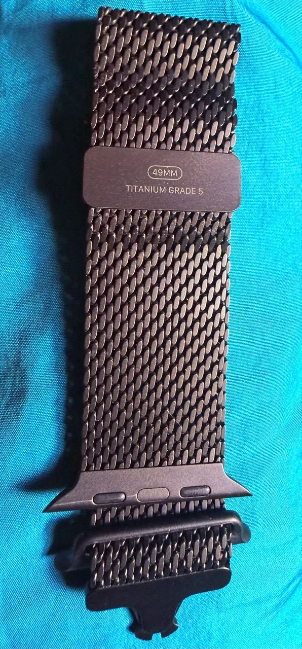Pulseira Apple Watch Milanese Loop Titanium Preta - Foto 3