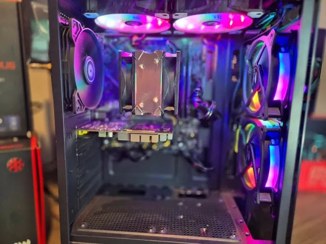 PC Gamer (9ª Geração) i3 9100 - ASUS TUF Gaming - 8GB RAM DDR4  - SSD - GPU - Foto 5