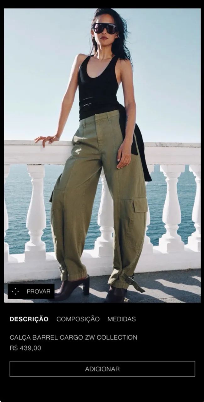 Calça Zara Barrel  - Foto 3