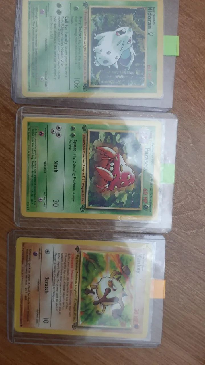 Cartas Pokemon First edition Coleção jungle 1995 - Foto 2