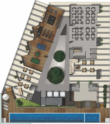 ,Aptº 203, compacto 38 mt, Lazer, Elevador,Praia de Iracema - Foto 6