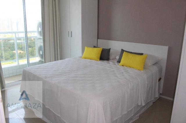 Apartamento com 2 dormitórios à venda, 54 m² por r$ 420.000 - guararapes - fortaleza/ce - Foto 7