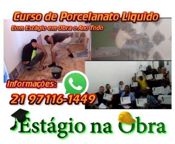 Curso de porcelanato liquido com estagio em obra em rio de janeiro - Foto 4