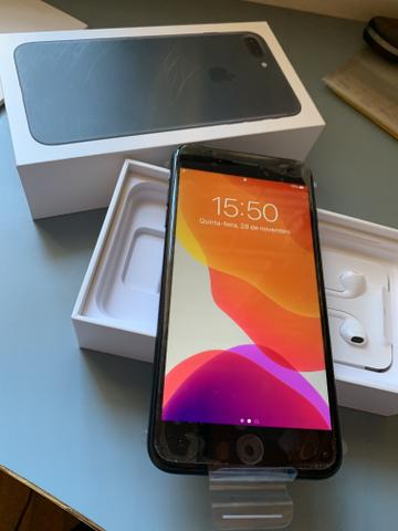 IPhone 7 Plus 128gb preto fosco IMPECÁVEL com nota!! - Foto 2