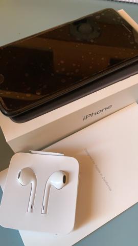 IPhone 7 Plus 128gb preto fosco IMPECÁVEL com nota!!
