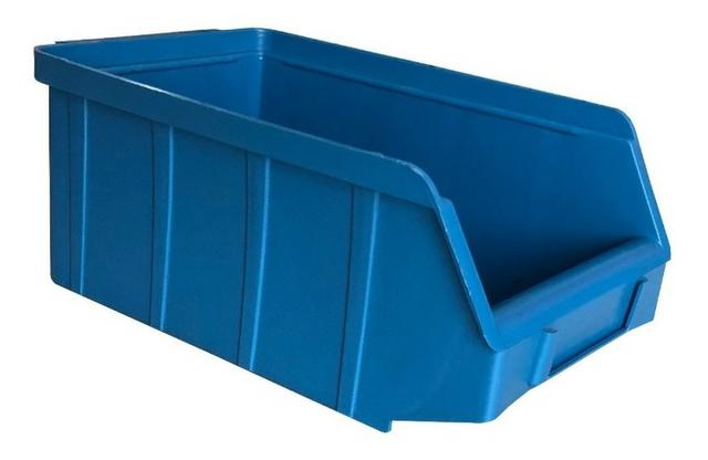 Gavetas Nº3 Preto/Azul Plástico Usadas Bom Estado Estante Gaveteiro Organizador Empilhável - Foto 4